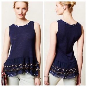 ANTHROPOLOGIE| ONE SEPTEMBER ChaCha Tiered Top